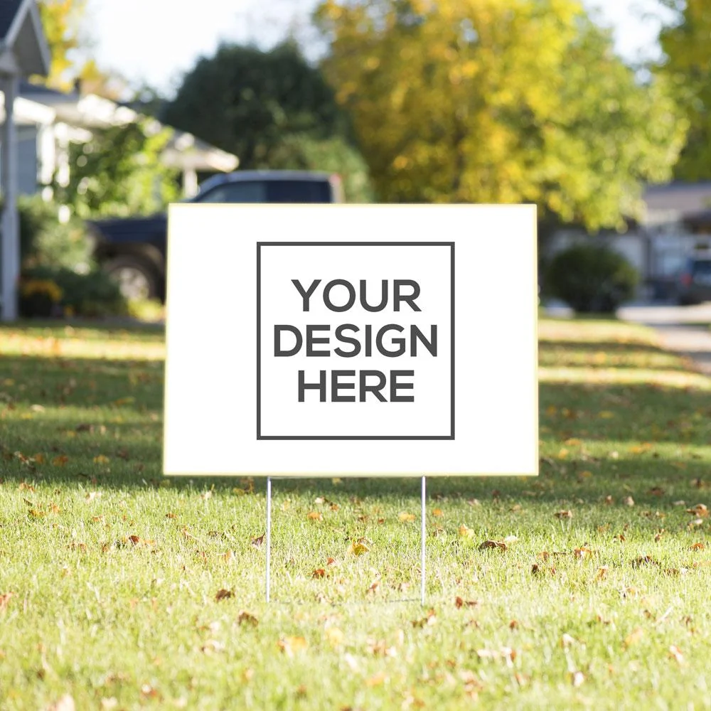 User-Friendly Customizable Yard Sign Single Sided Luxury