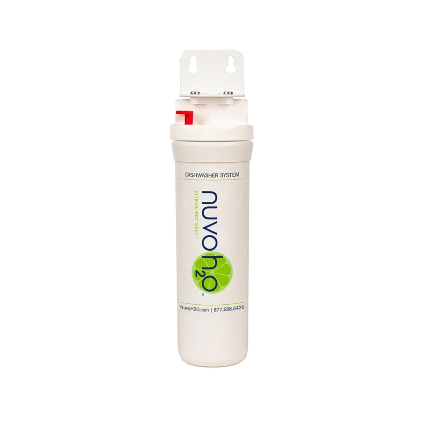Verified NuvoH2O CitraCharge Pro Spot- Dishwasher System – Citrus-Based Water Softener Reduces Scale Quick-Connect Install High-Quality