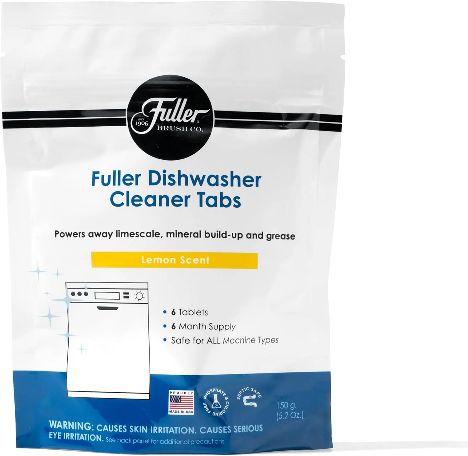 Consistent Fuller Dishwasher Cleaner Tabs - Lemon Scent 2 Top-Quality