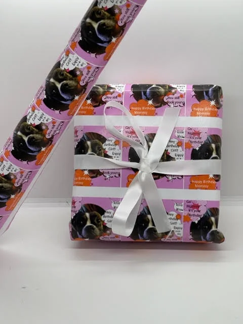 Trendy Custom Wrapping Paper Clean