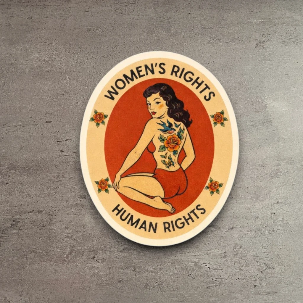 World-Class Women's Rights Human Rights Sticker Sophisticated