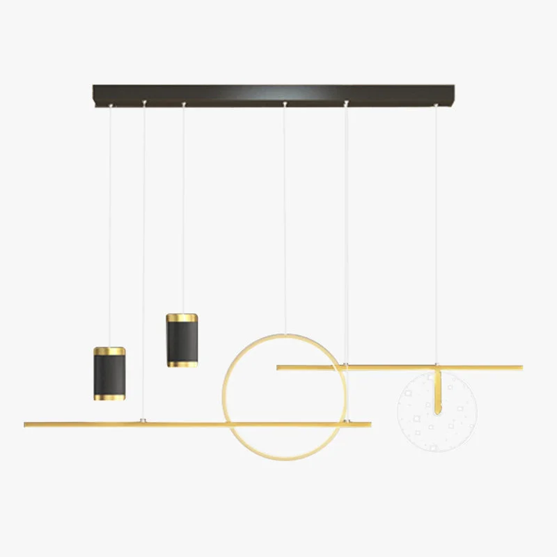 Safe Madina Modern Pendelleuchte Line für Esszimmer 100CM Lang Elegant