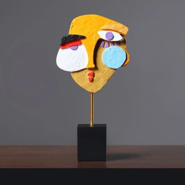 Optimized Abstract Face Sculpture Fast