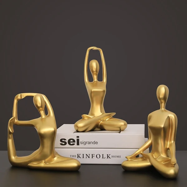 World-Class Yoga Poses Figurines Detailed