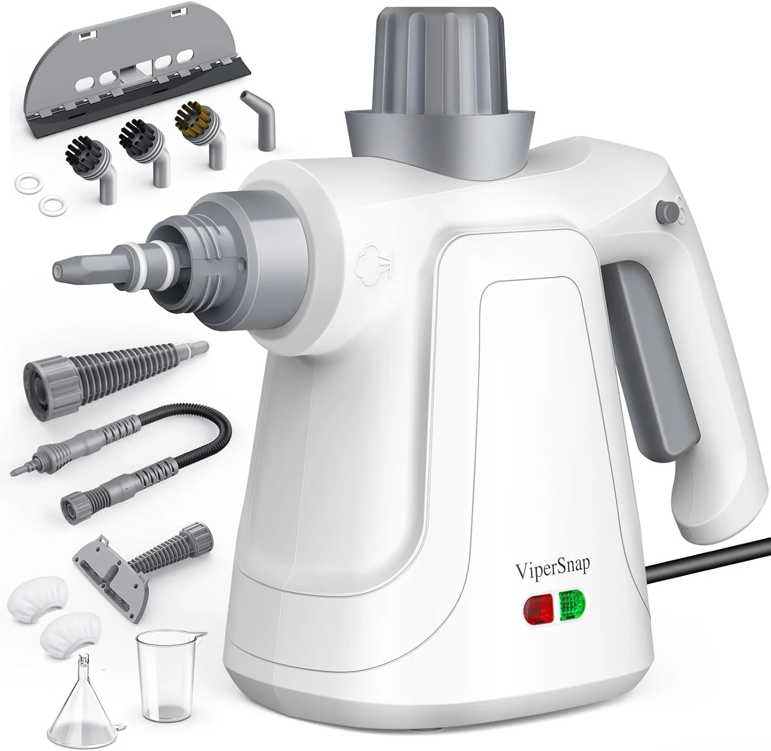 Responsible Steam Cleaner 15.2OZ Hands- Steamer for Cleaning with 14PCS Accessories Safety Lock Chemical- Pressurized Handheld Steam Cleaner for Home Fine Crafted