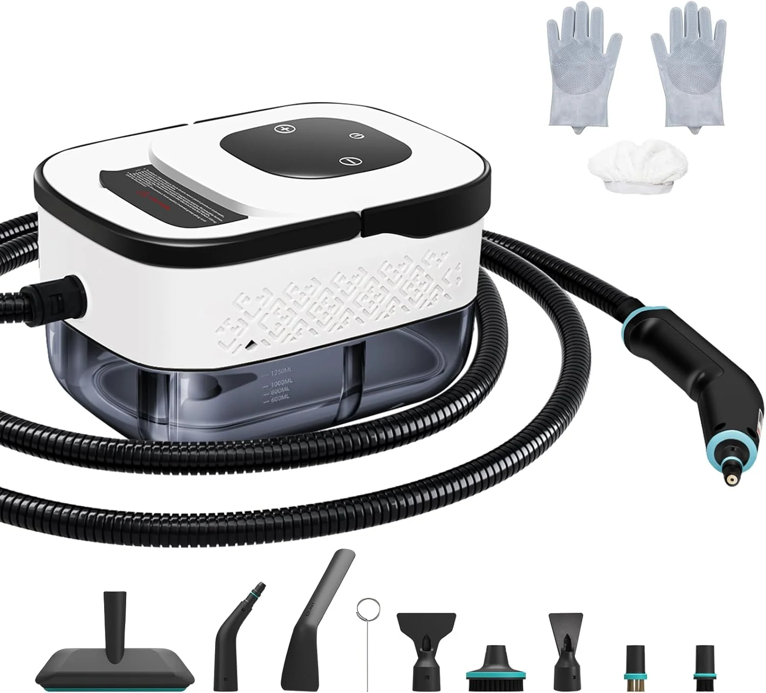 Healthy Handheld Pressurized Steam Cleaner. 4Bar for Home Kitchen Bathroom 15s Heat-Up 6 Adjustable Levels Large 42.27oz Tank Portable Steamer for Tile Original