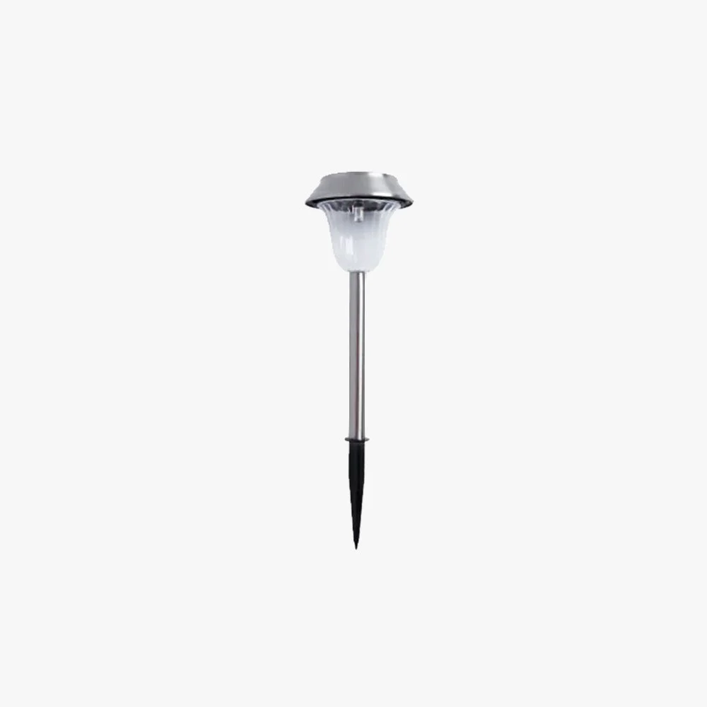 Soft Pena Außen-Wegeleuchte Schüssel Solarenergie Silber 40CM lang Specialty