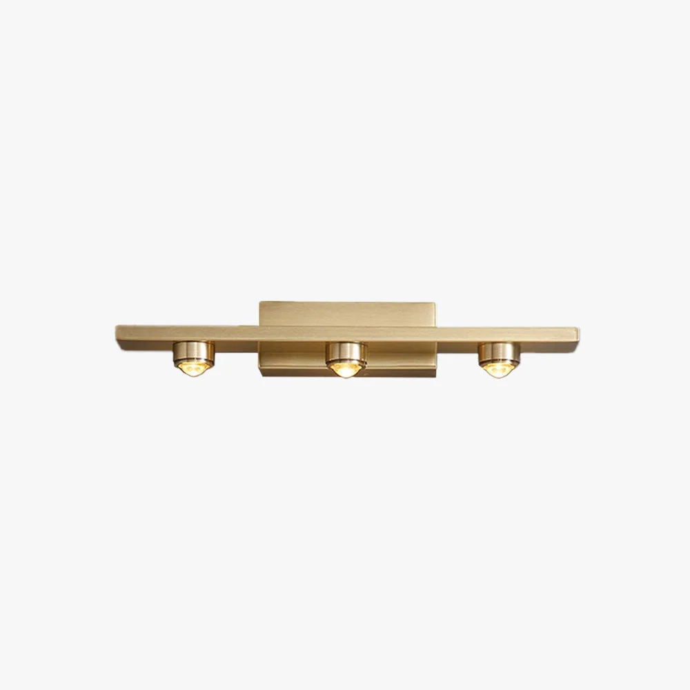 High-End Leigh Spiegelfront Wandleuchte Wasserwelle Messing 3 5 7-flammig Functional