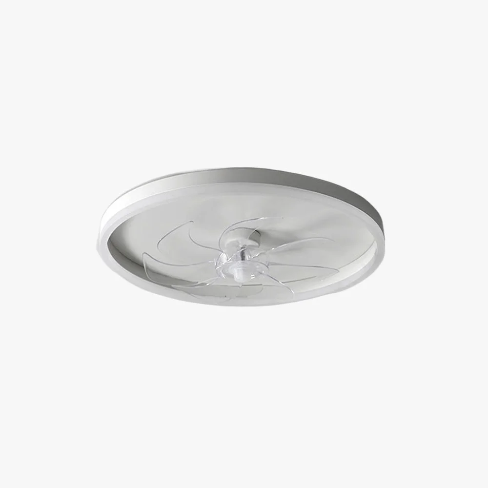 Crafted Edge Deckenventilator mit Beleuchtung Ring 7-Blatt 4 Farben ∅40 59 60CM Authentic