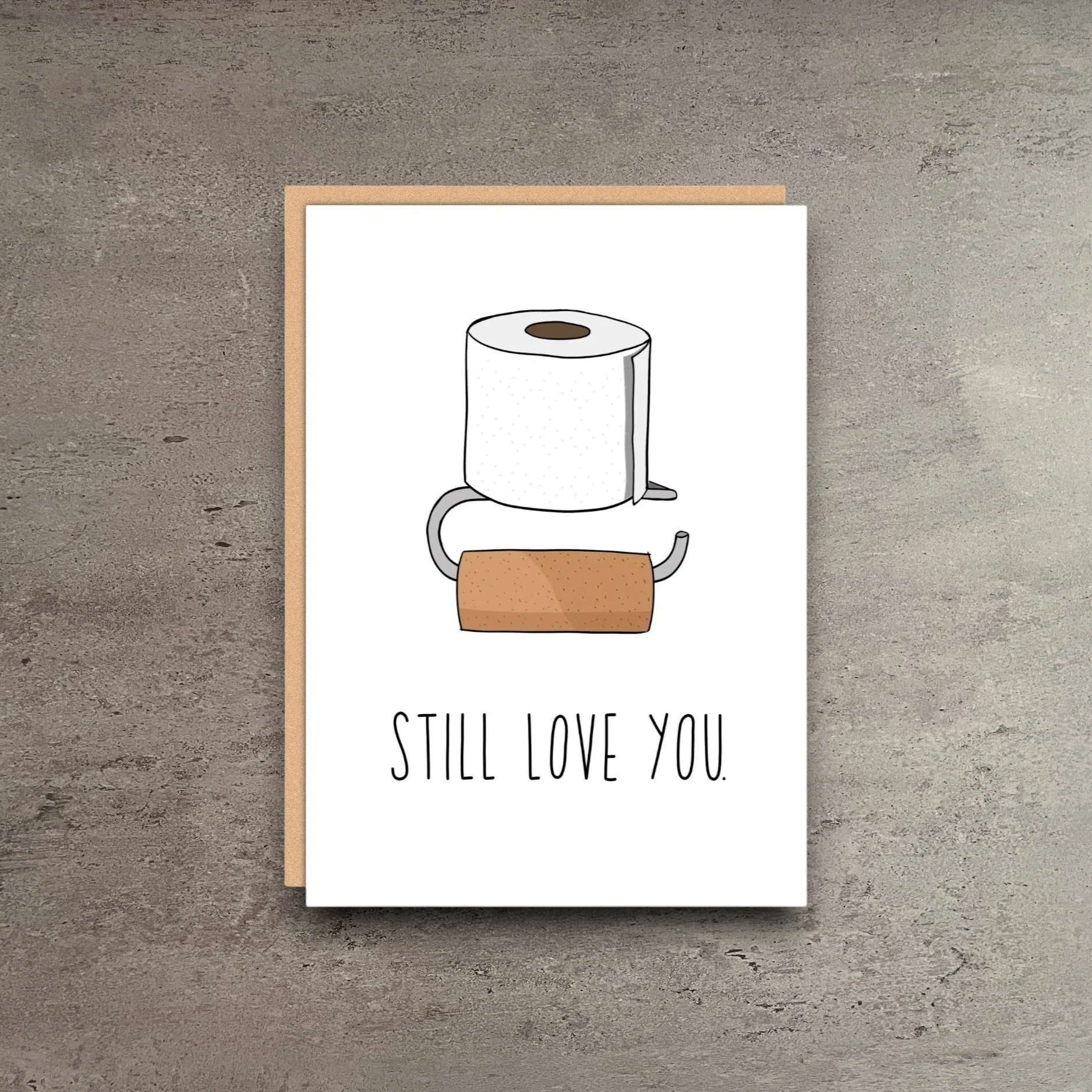 Organic Still Love You Card Original