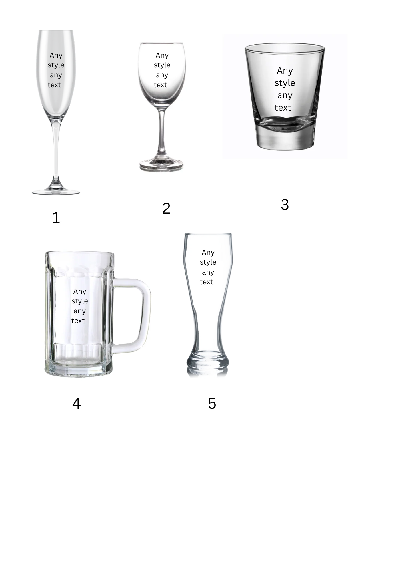 Comfortable Personalized Glasses Effective