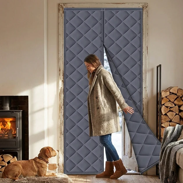 Fashionable Magnetic Thermal Door Curtain Expertly Made