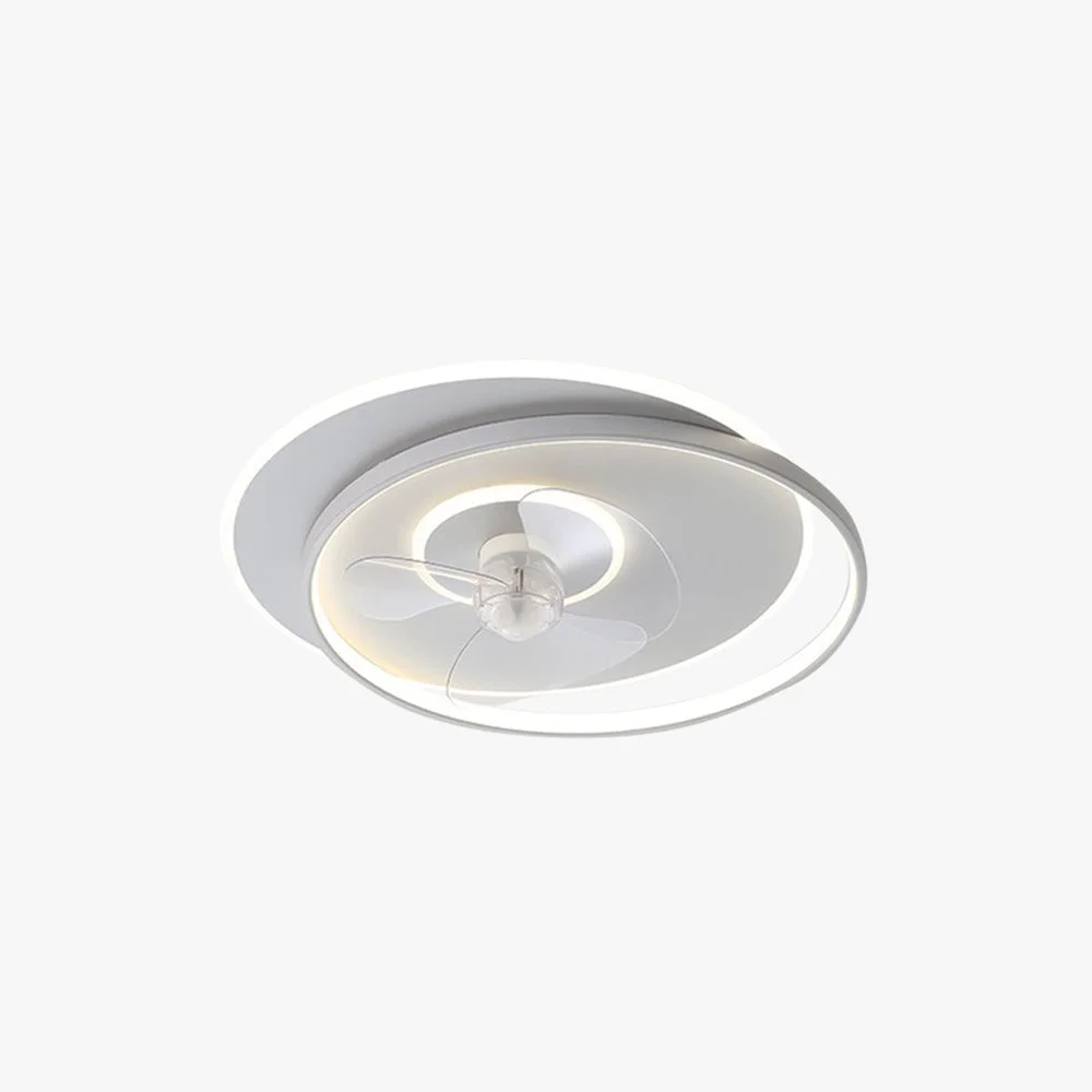 High-Performance Arisha Deckenventilator mit Beleuchtung 2-Ring 2 Farben ∅46 56CM Verified