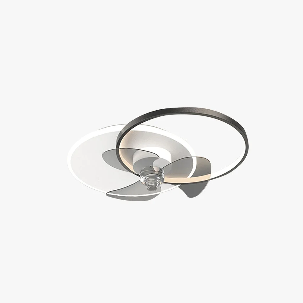 High-End Arisha Deckenventilator mit Beleuchtung 2-Ring 2 Farben ∅60CM Optimized