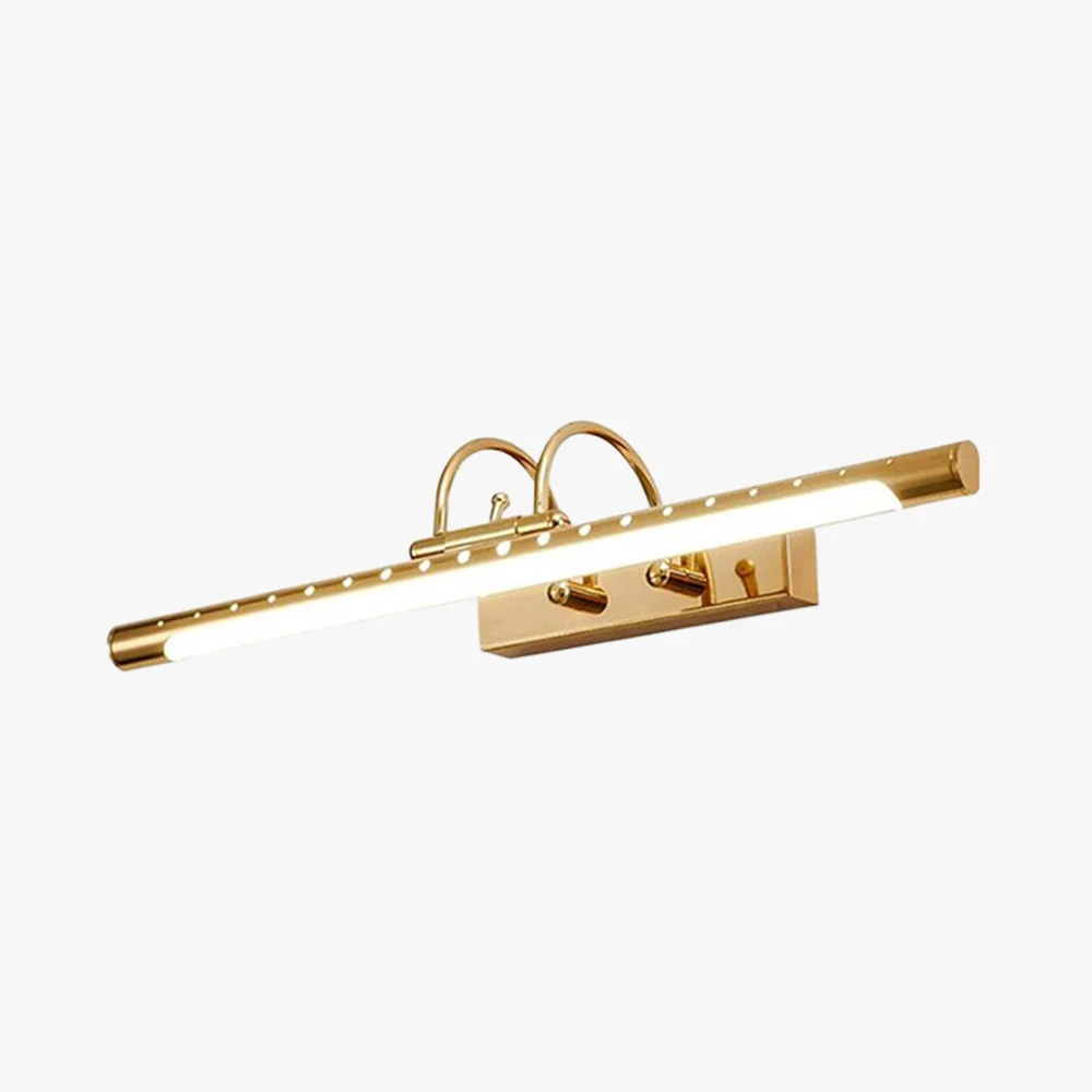 Advanced Eryn Goldene Spiegelfront Waschtisch-Wandleuchte Relaxed