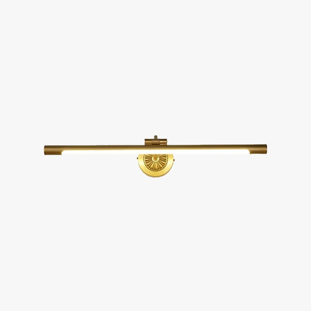 Expertly Made Eryn Gold Spiegelfront Waschtisch-Wandleuchte Traditional