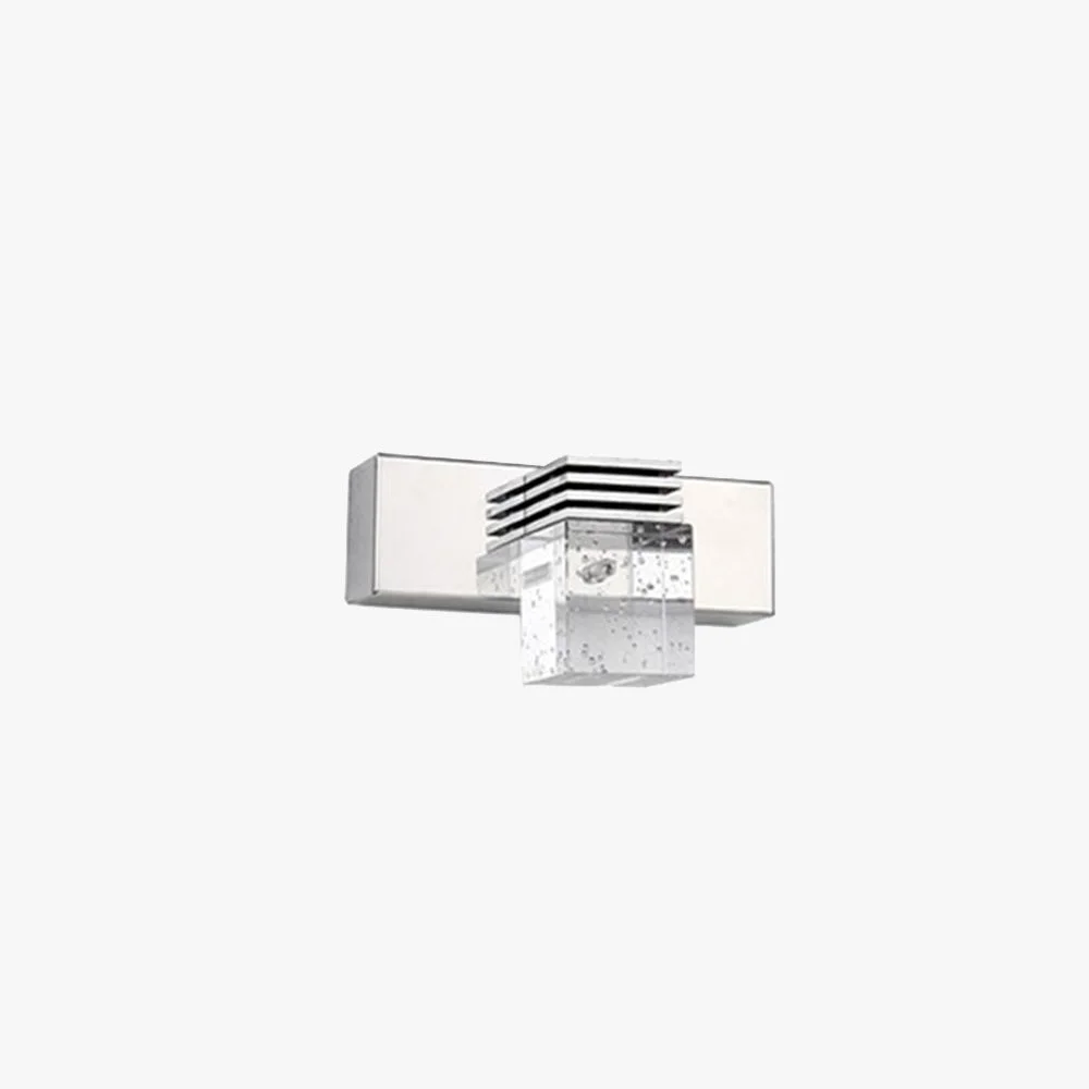 Breathable Leigh Transparente quadratische Spiegelfront Eitelkeit Wandleuchte 1 2 3 4 -flammig World-Class
