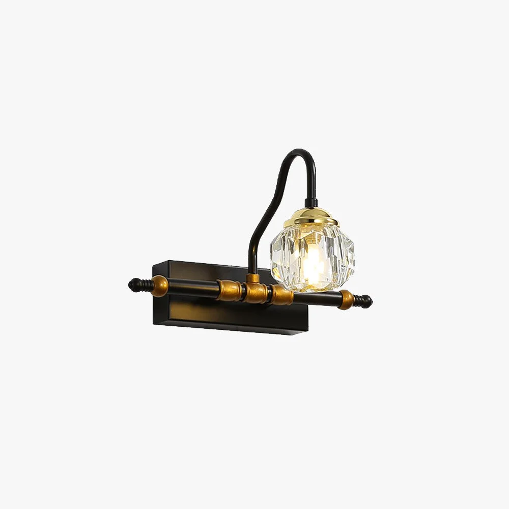 Sophisticated Kristy Schwarzer Spiegel Front Vanity Wandleuchte 1 2 3 4-flammig Quality