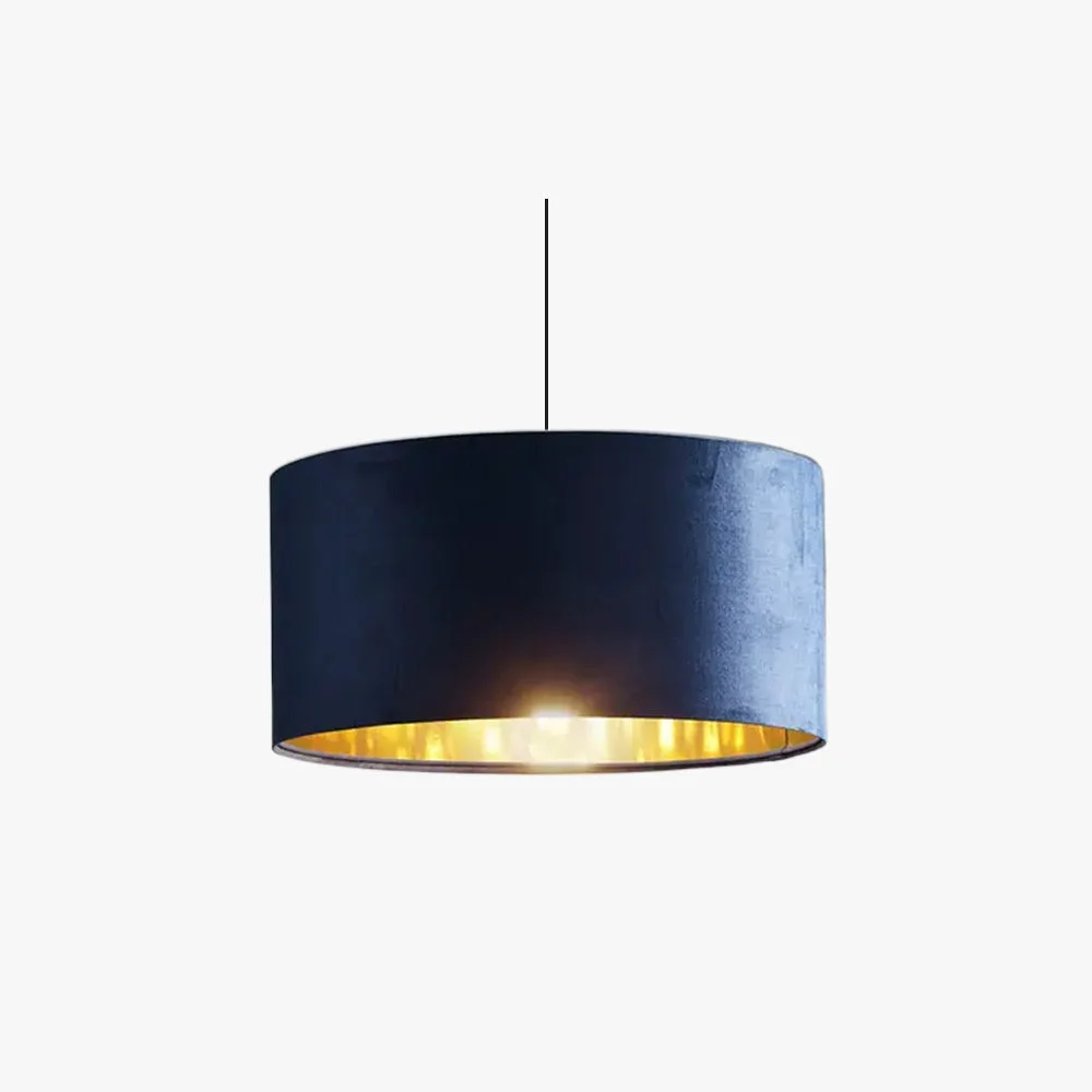 Trendy Renée Blau Gold Pendelleuchte Seide ∅50CM Authentic