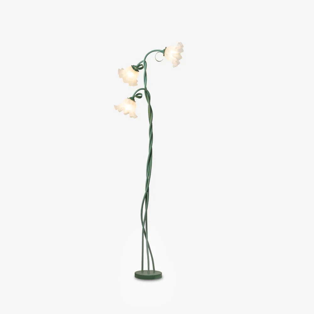 World-Class Lily Floral Floor Lamp Superior