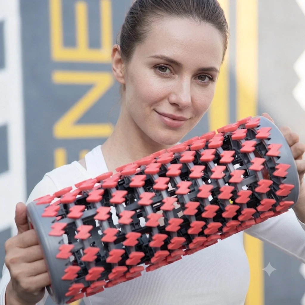 Consistent Adjustable Yoga Foam Roller Telescopic Muscle Massage Roller for Home Fitness Prestigious