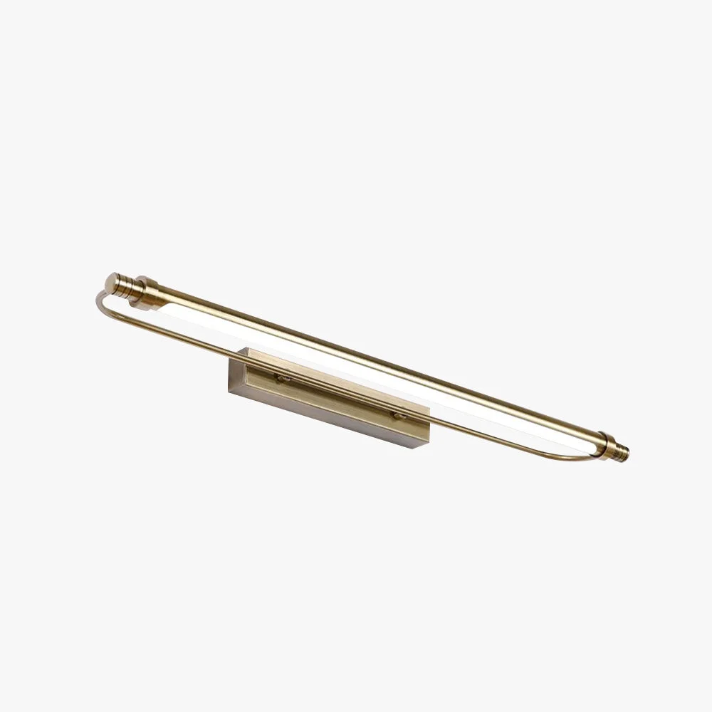 First-Class Leigh Minimalist Spiegelfront Waschtisch-Wandleuchte Metall 40 53 67CM Lang Responsible