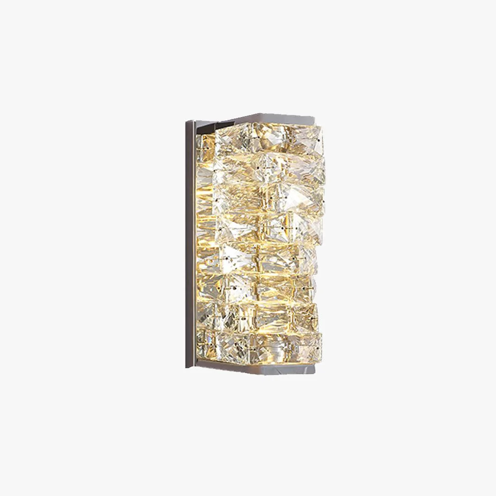Innovative Kristy Spiegelfront Waschtisch-Wandleuchte Kristall und Metall 25 47 60CM Lang Official