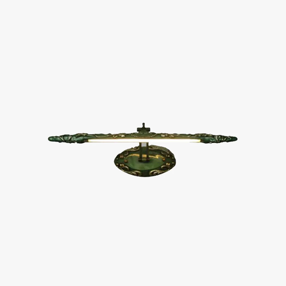 Professional Félicie Spiegelfront Waschtisch-Wandleuchte Kunstharz Glas 50 60 66CM Lang Luxury