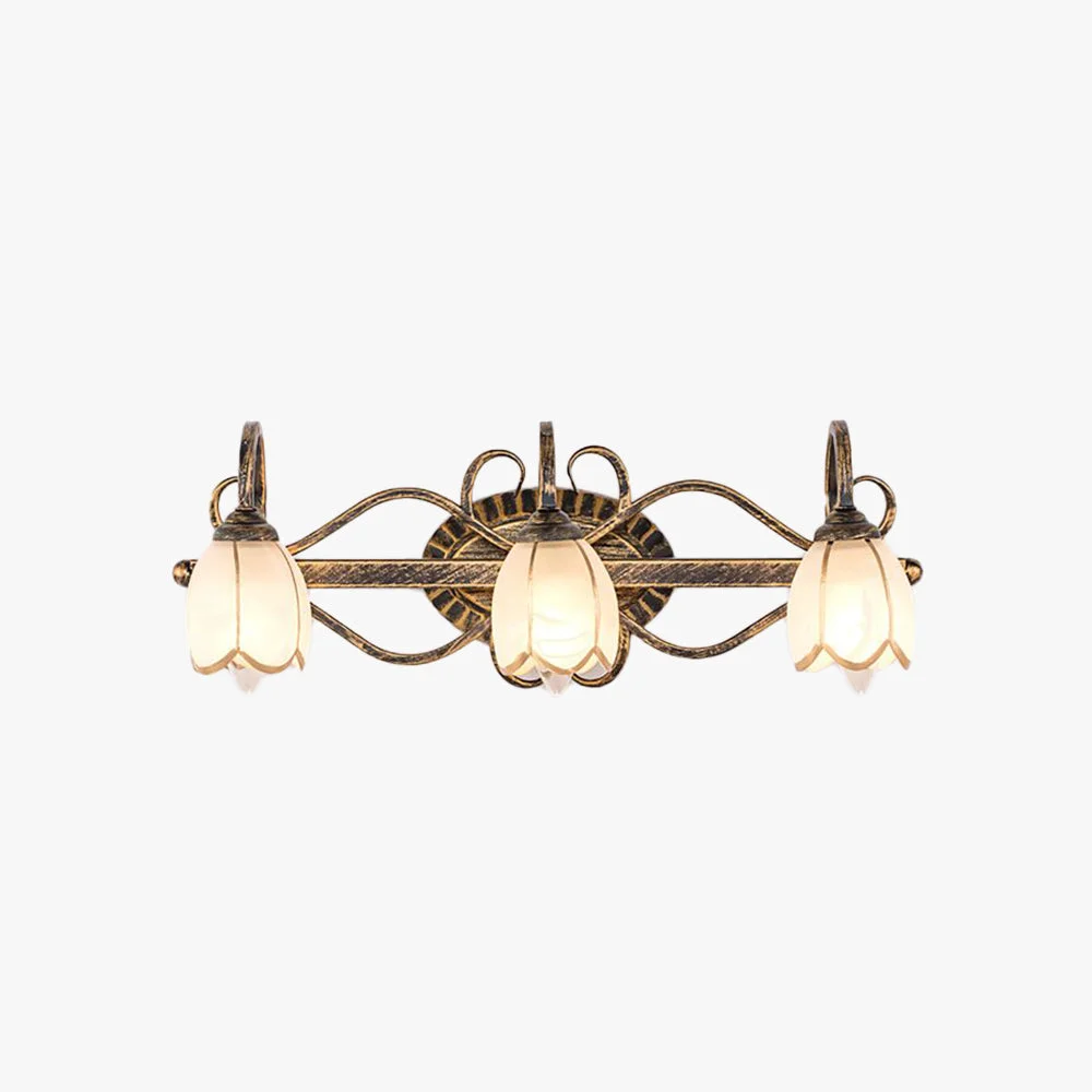 Eco-Friendly Félicie Antike Messing Spiegel Front Vanity Wandleuchte 2 3-flammig Lightweight