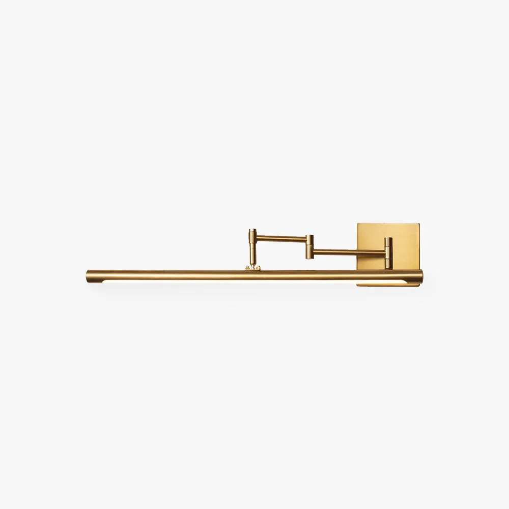 Smart Edge Verstellbare Goldene Spiegelfront Waschtisch-Wandleuchte Metall 41 60 80CM Lang Dependable