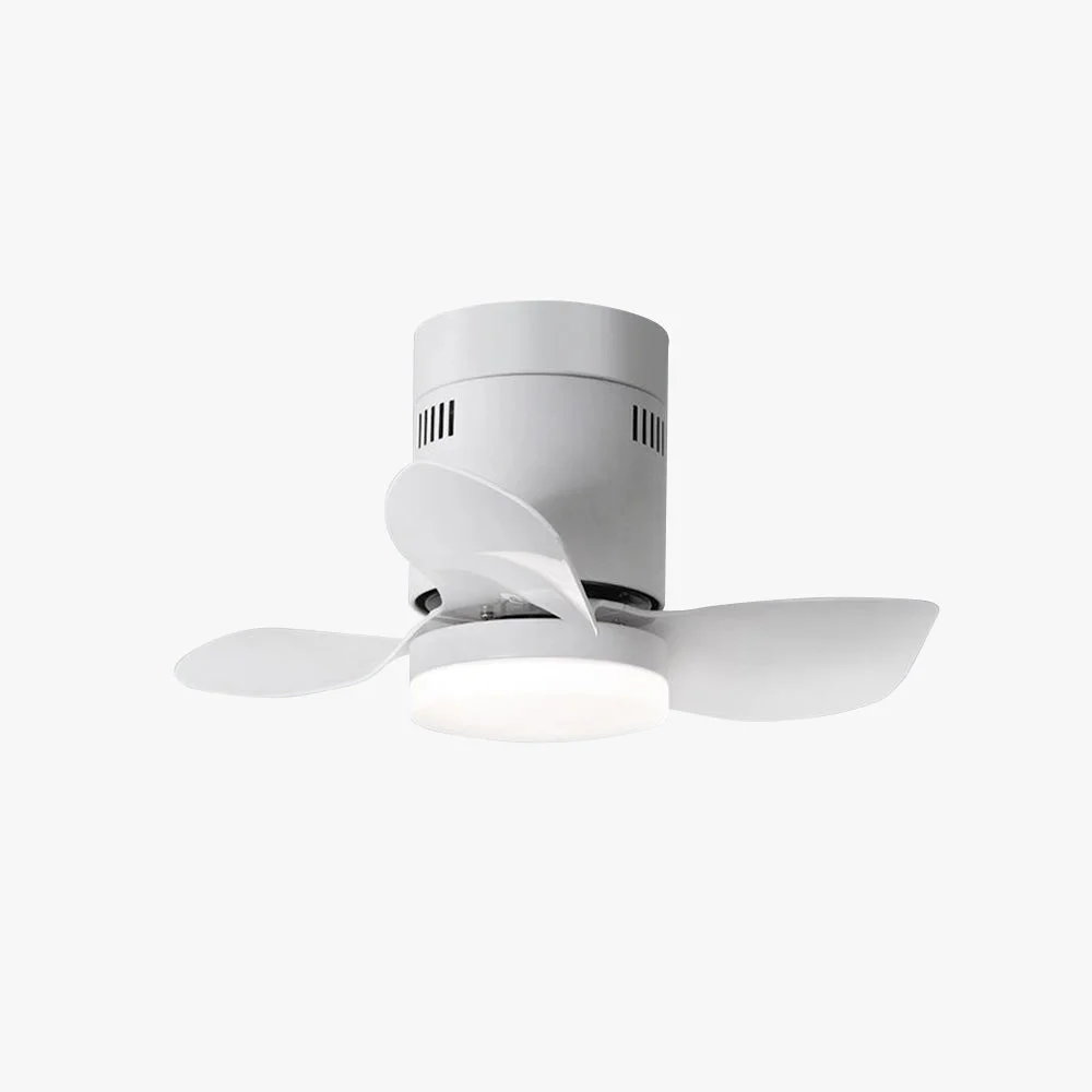 Optimized Walters 3-Blatt Weiße Deckenventilator mit Beleuchtung 2 Farben ∅60CM Refined