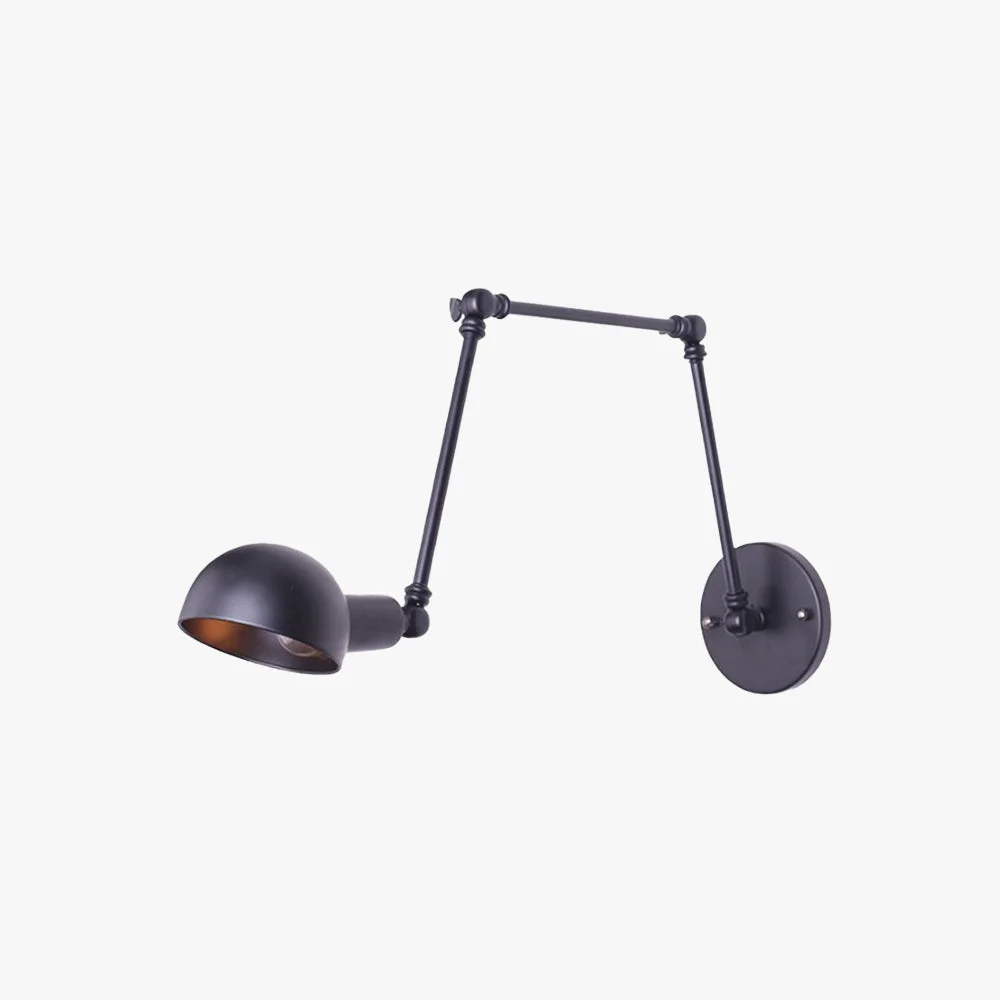 Durable Brady Schwarze verstellbare Wandleuchte Functional
