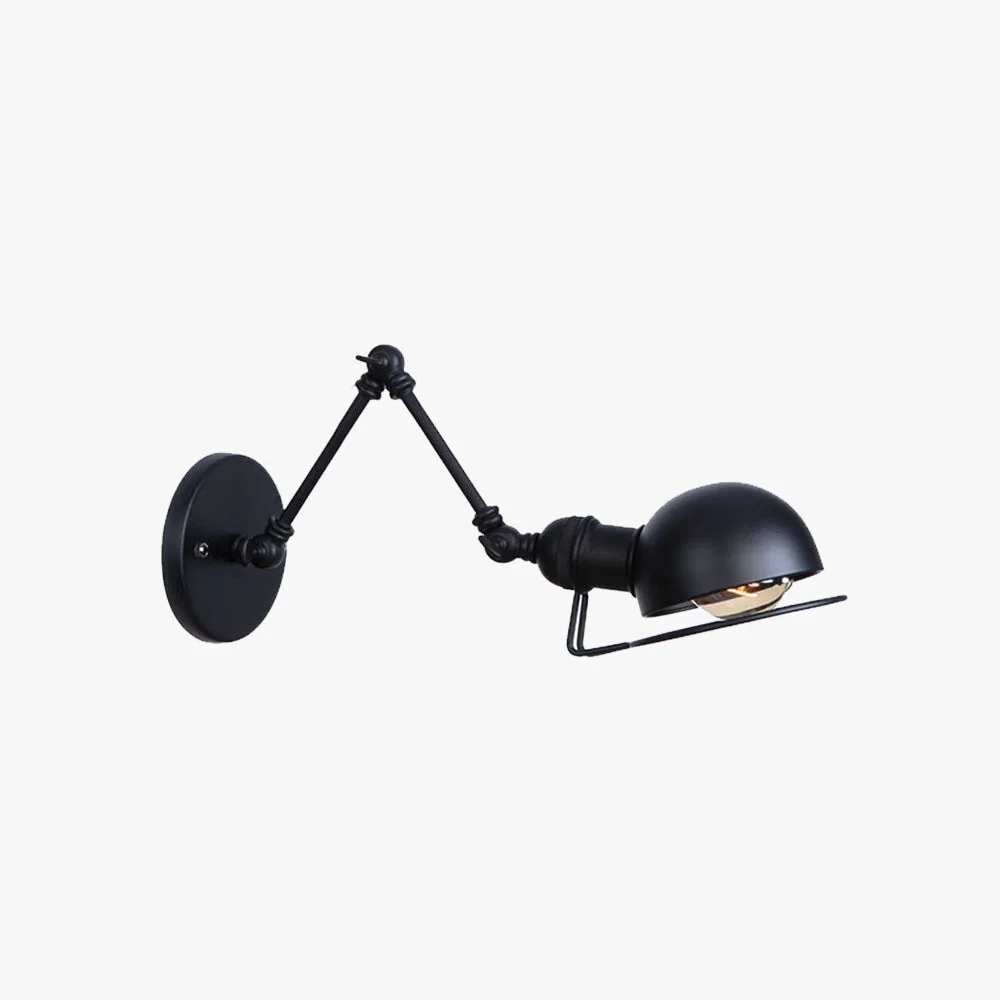 Next-Generation Brady Schwarze Verstellbare Wandleuchte Metall 10 20 30 40CM Lang Premium