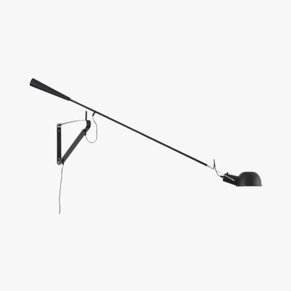 Relaxed Brady Lange Schwenkarm-Wandleuchte 2 Farben 130CM Lang Practical