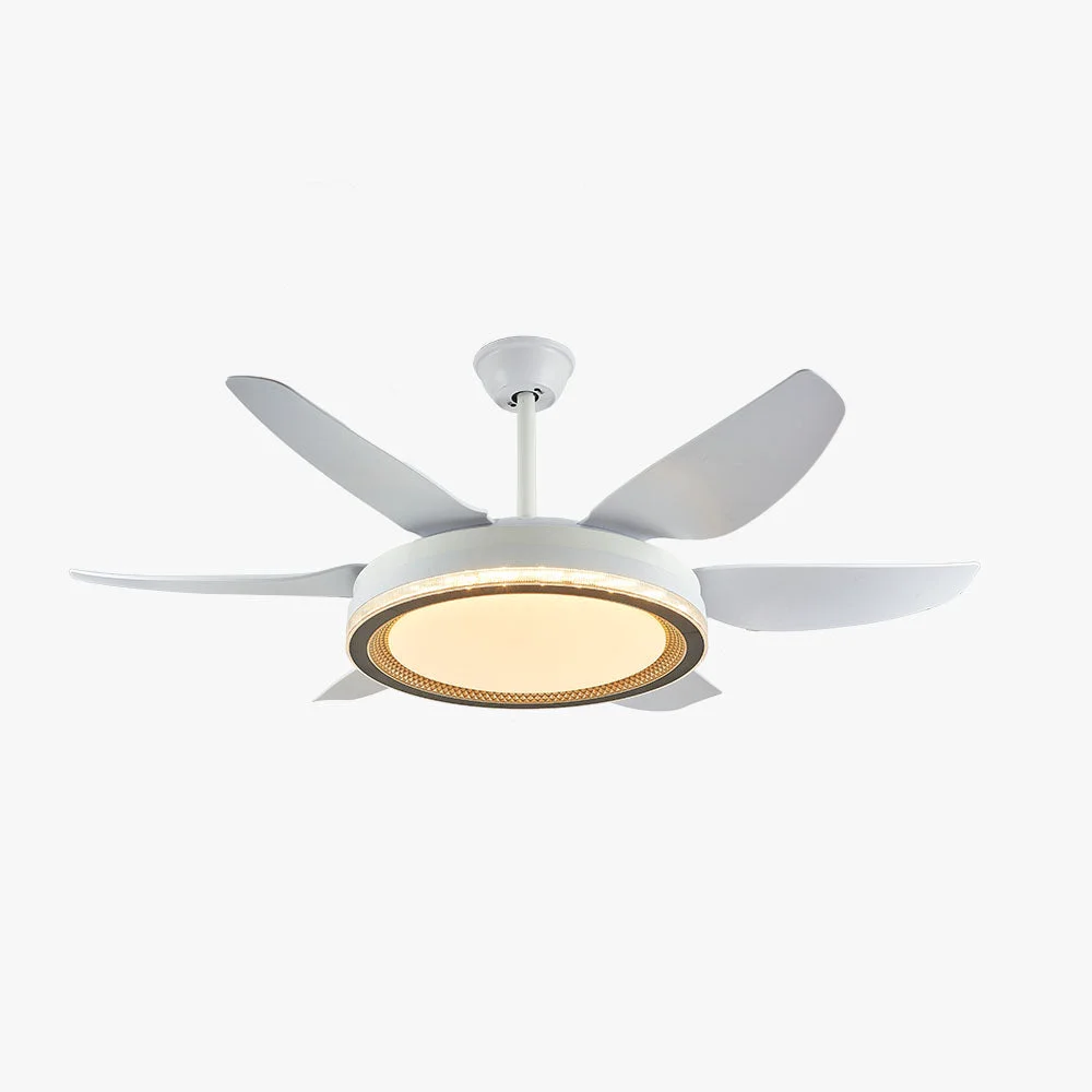 Dependable Haydn 6-Blatt-Deckenventilator mit Beleuchtung Grundlegend ∅130CM User-Friendly