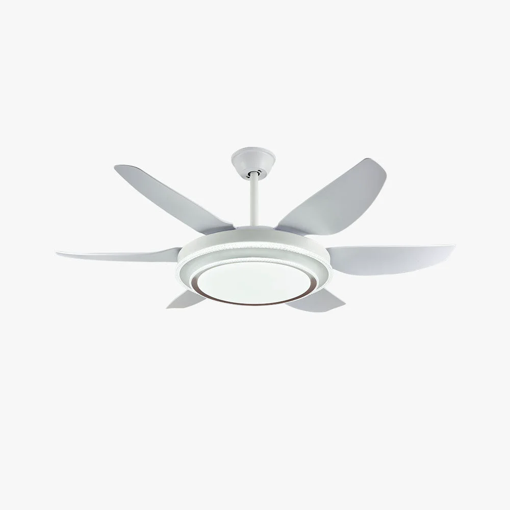 Environmentally Friendly Haydn 6-Blatt-Deckenventilator mit Beleuchtung Grundlegend 3 Farben ∅130CM Sustainable
