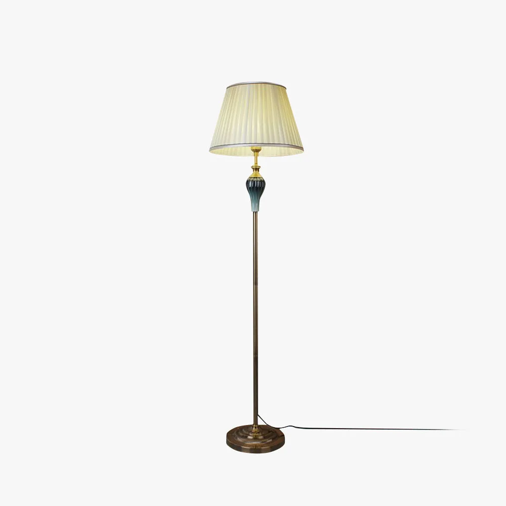 Premium Eryn Stehlampe Metall Textil 152CM Lang Elegant