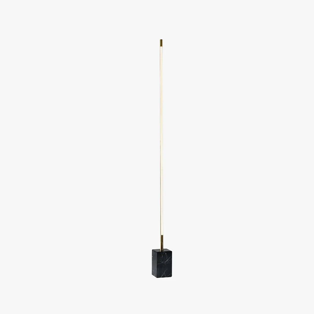 Relaxed Edge Lineare Stehlampe Metall Marmor 2 Farben 165CM Lang High-Performance