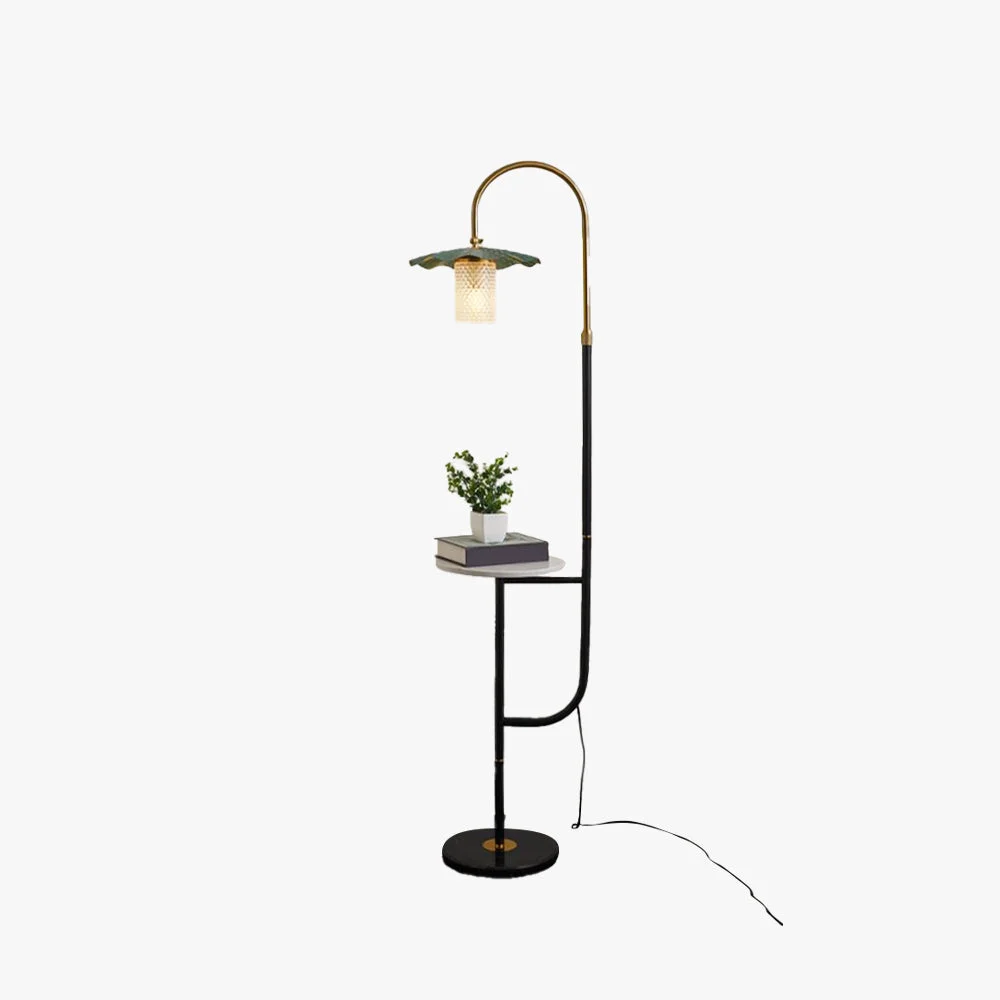 Versatile Carins Lotusblatt Stehlampe Metall Acryl 3 Farben 160CM Lang 165CM Lang Superior
