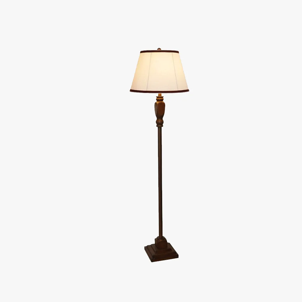 Official Eryn Braune Stehleuchte Metall Stoff 2 Stile 163CM Lang High-End