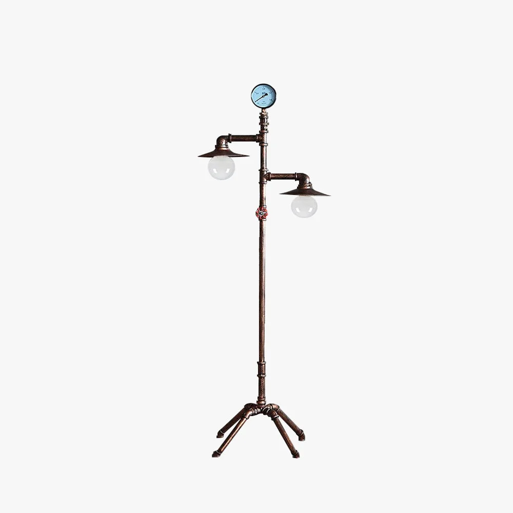 Organic Alessio Antik Geleitet Stehleuchte Bronze 152CM Lang World-Class