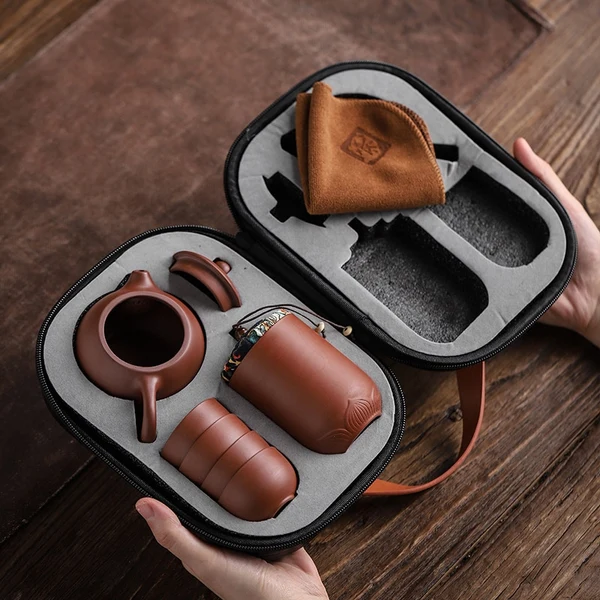 Exclusive Ceramic Teapot Set Natural