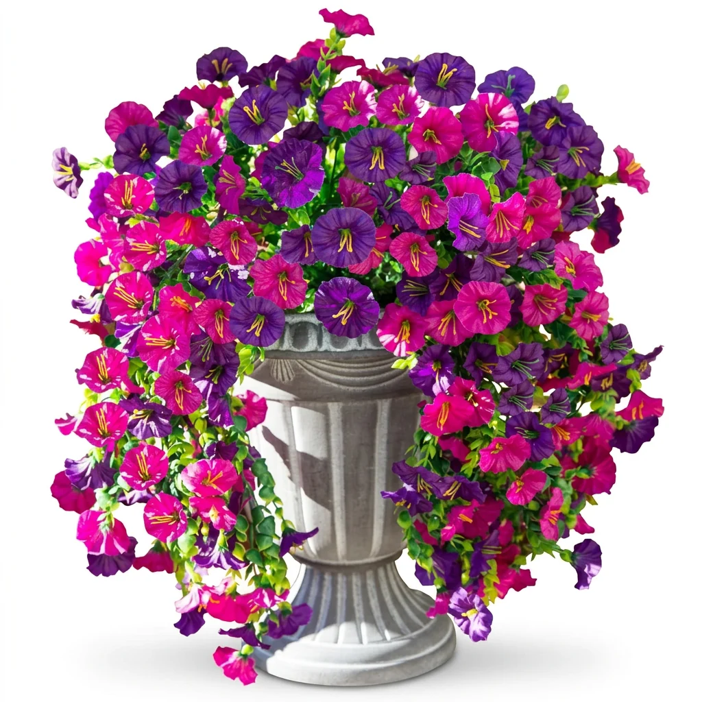 Breathable Faux Cascading Flower Garland 75 cm No Watering Versatile