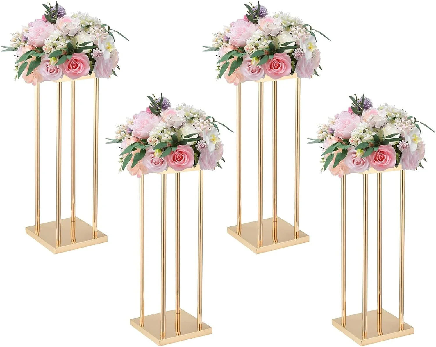 Expertly Made Gold Metal Frame Centerpiece Sophisticated