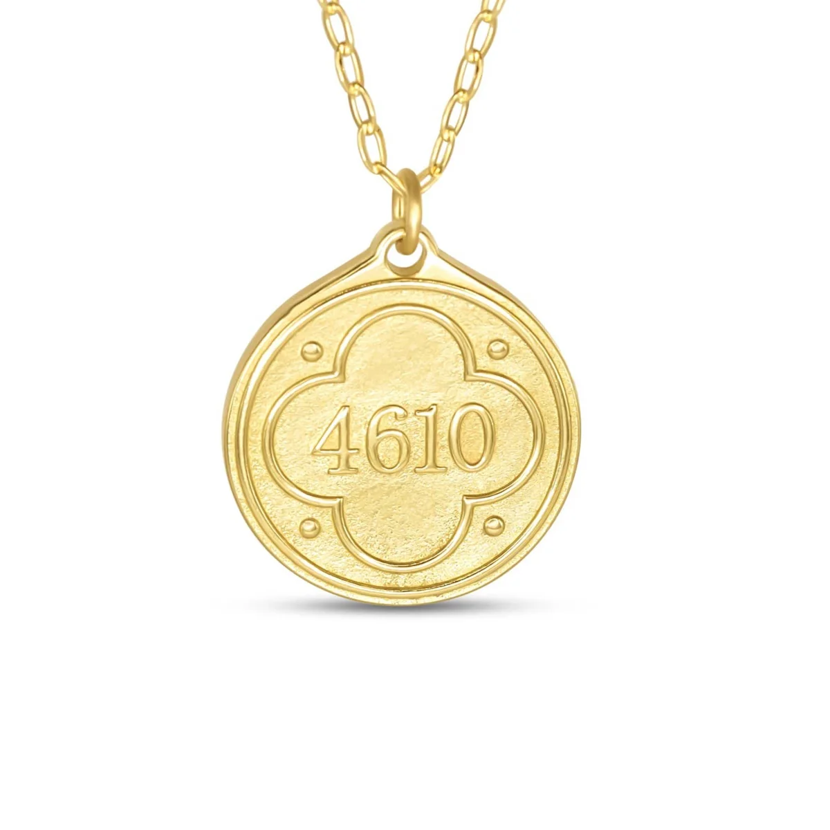 Relaxed Be Still Pendent Gold Psalm 46 10 Verse Necklace Smooth