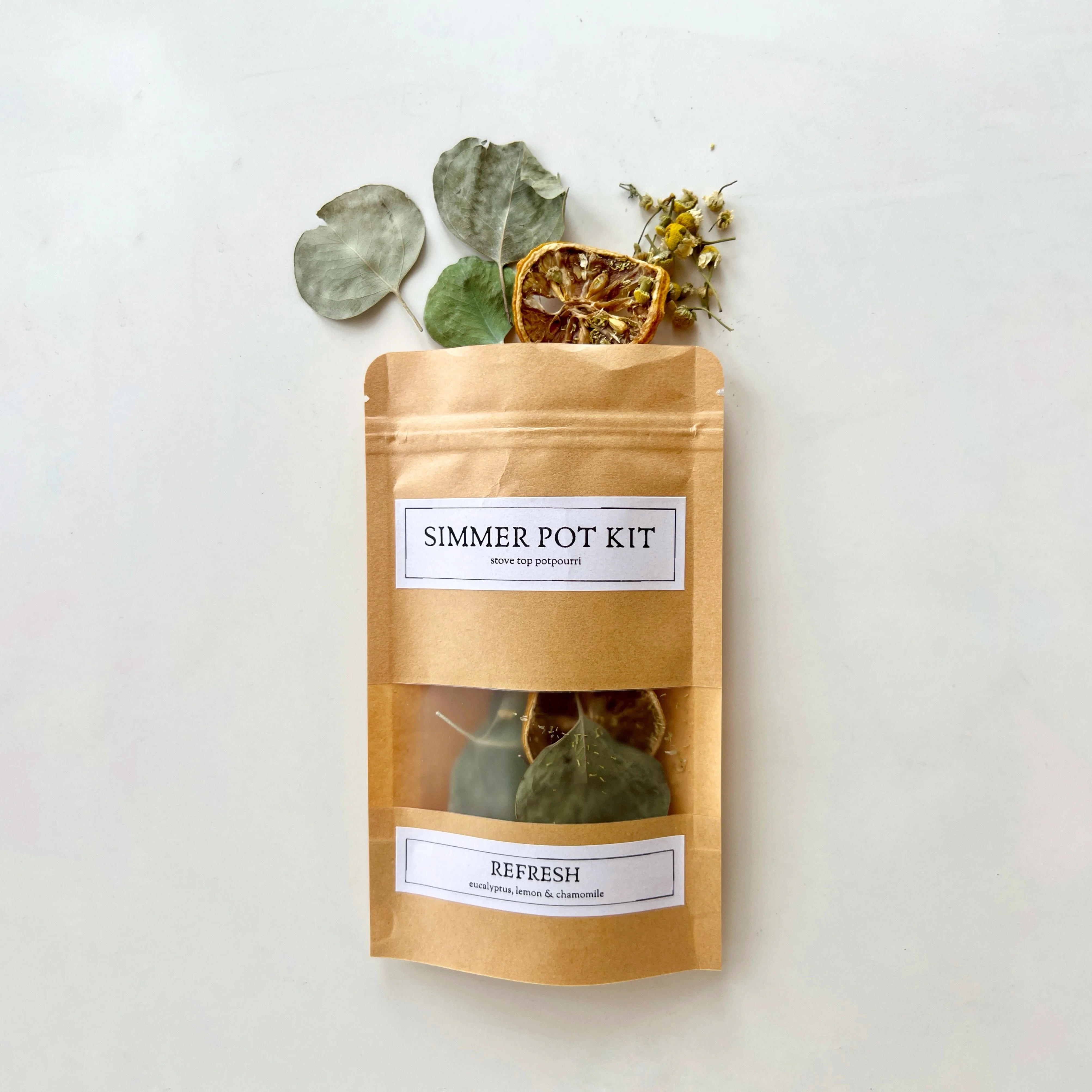 Genuine REFRESH - Eucalyptus Lemon Chamomile Simmer Pot Kit Original
