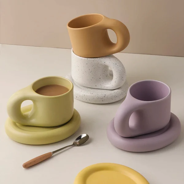 Modern Chubby Coffee Mug Casual