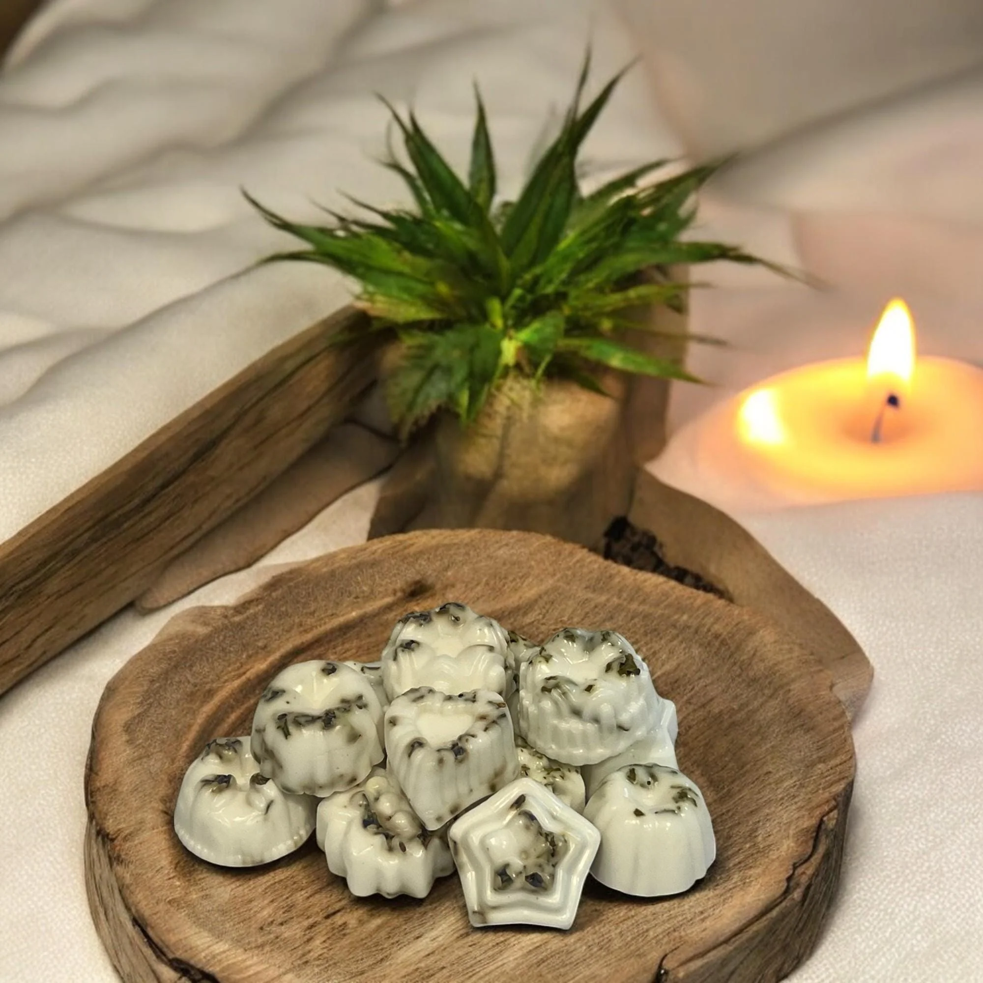 Artisan Leaf Small Body Soap Set of 10 Intentional Skincare Gifts Optimized