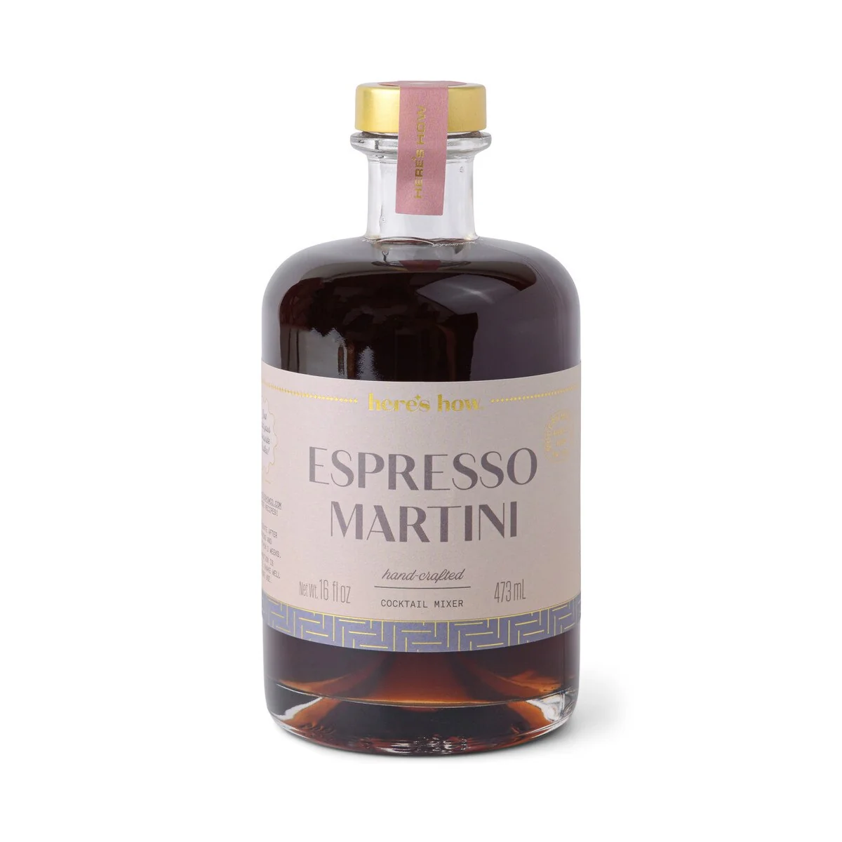 Fine Espresso Martini Handcrafted Cocktail Mixer 16 oz Reliable