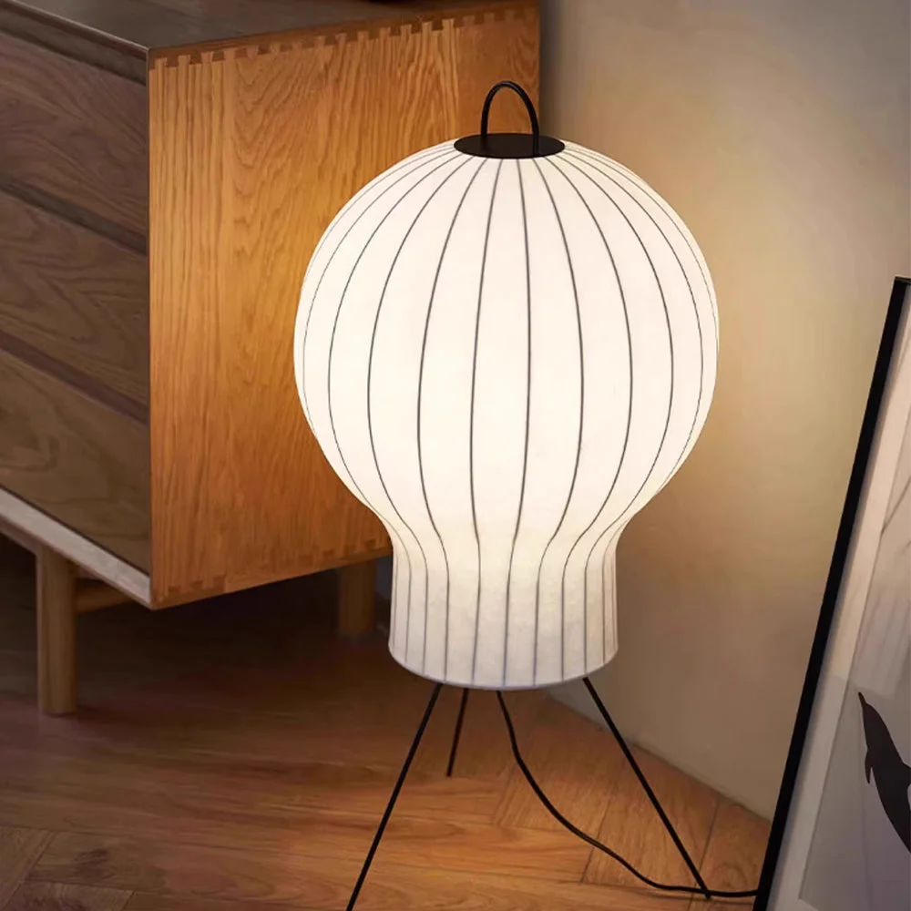 Effective Wabi-sabi Silk Hot Air Balloon Floor Lamp High-End